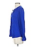 Milly Blue Long Sleeve Blouse Size 2 - photo 5