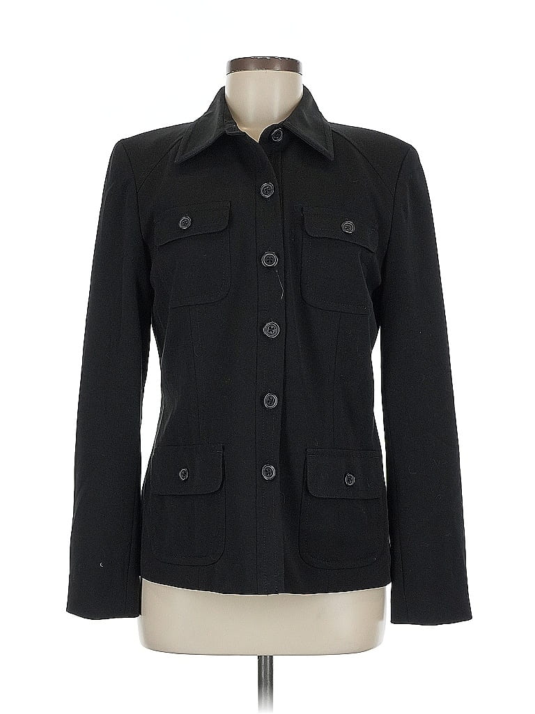 Pre-owned Liz Claiborne Jacket In Black