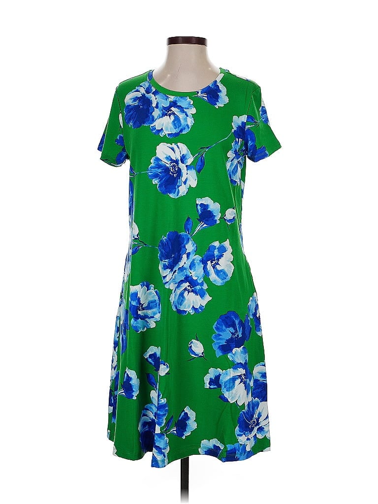 Pre-owned Isaac Mizrahi Live Casual Dress In Green