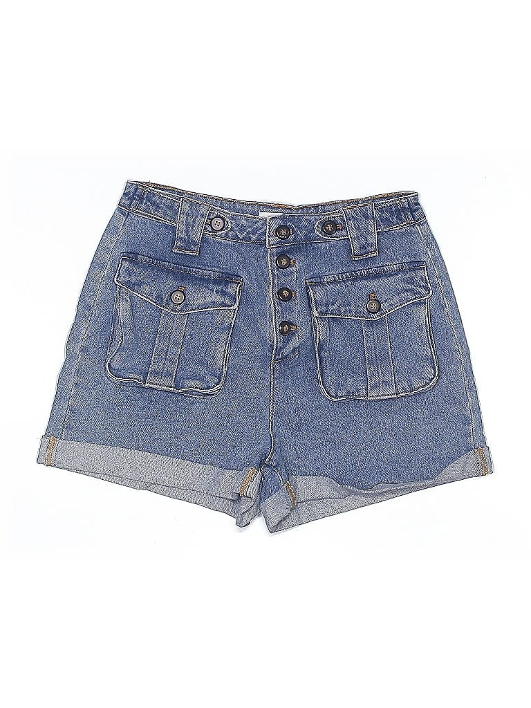 Pre-owned A Loves A Denim Shorts In Blue