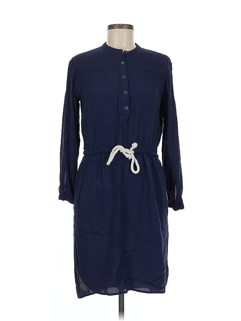 Pre-owned J.crew Factory Store Casual Dress In Blue
