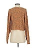 Le Lis Animal Print Brown Tan Cardigan Size S - photo 2