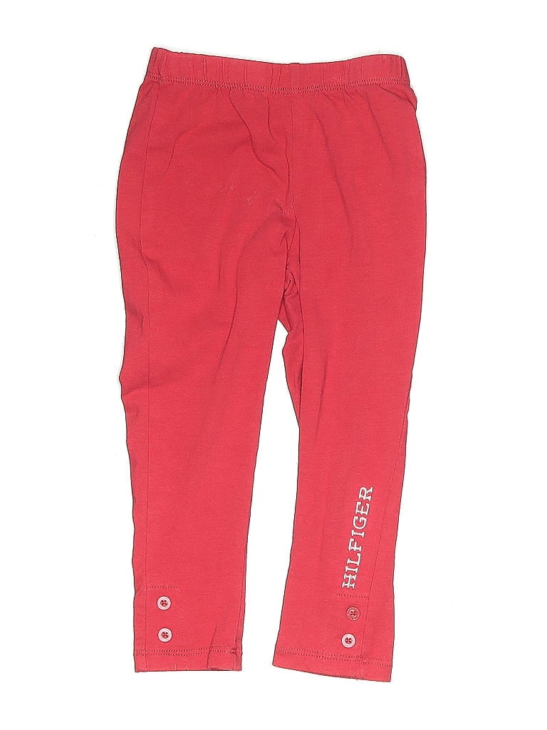 Click to view more detailed imagery on our partner's website Pre-owned Tommy Hilfiger Kids' Casual Pants In Red