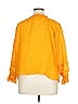 Torrid Yellow 3/4 Sleeve Blouse Size 1X Plus (1) - photo 2