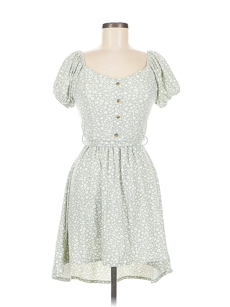 Pre-owned No Boundaries Casual Dress In Green