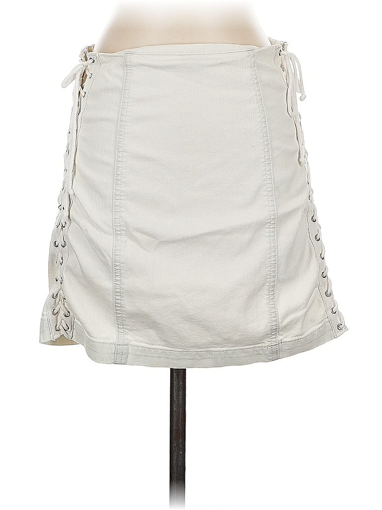 Pre-owned Carmar Casual Skirt In White