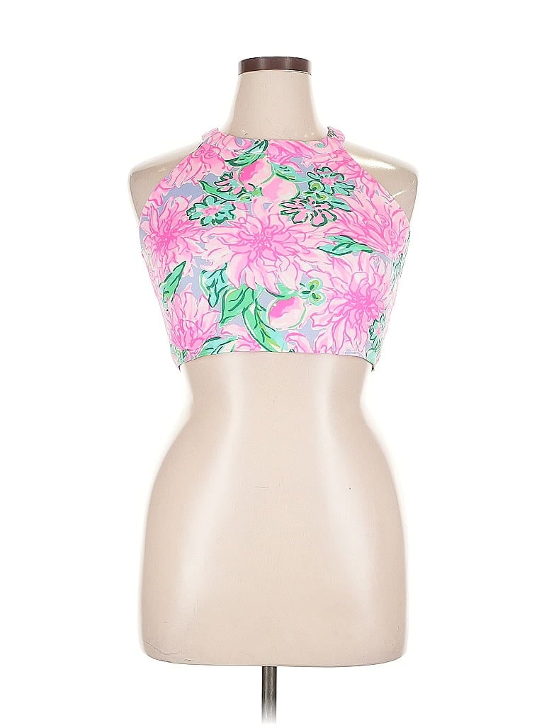 Pre-owned Lilly Pulitzer Sleeveless Blouse In Pink