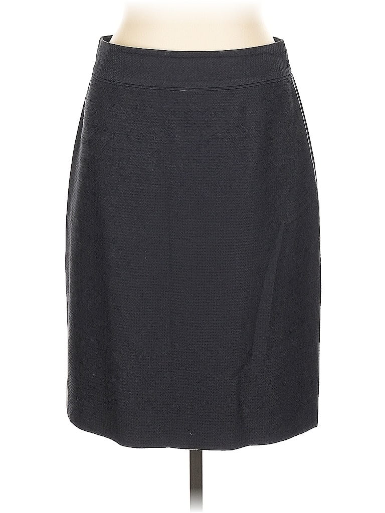 Pre-owned Brooks Brothers 346 Formal Skirt In Gray