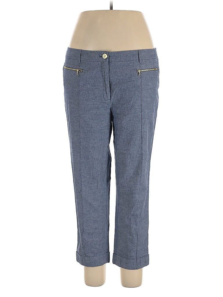 Pre-owned Jones New York Signature Casual Pants In Blue