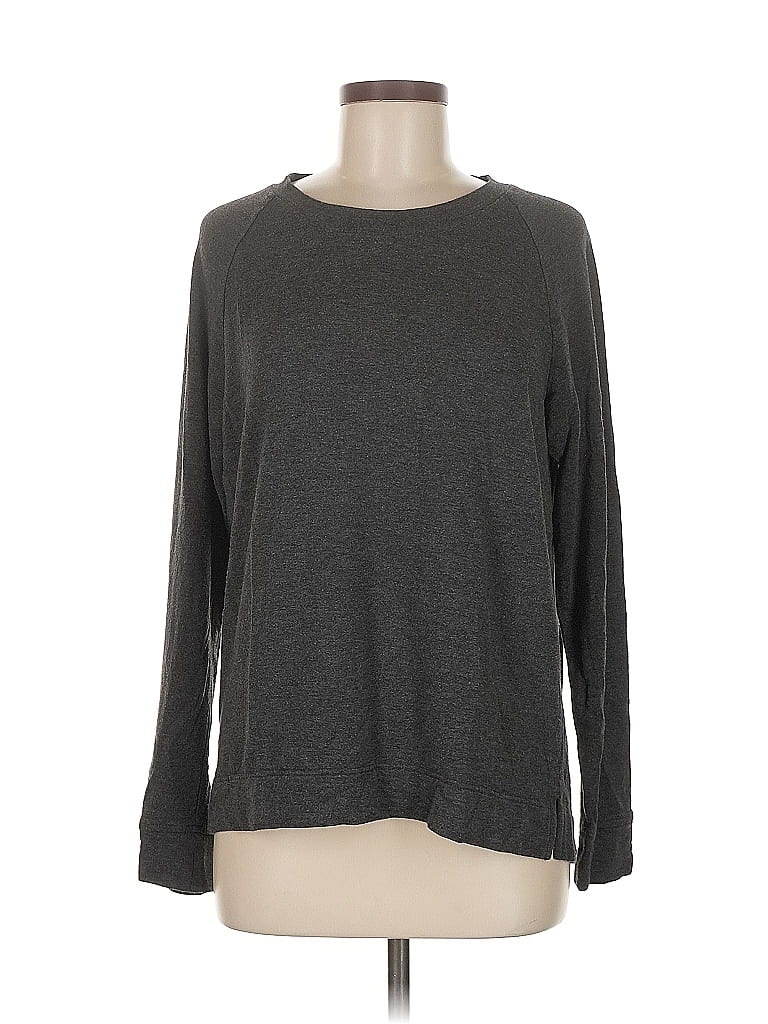 Pre-owned Lou & Grey For Loft Pullover Sweater In Gray