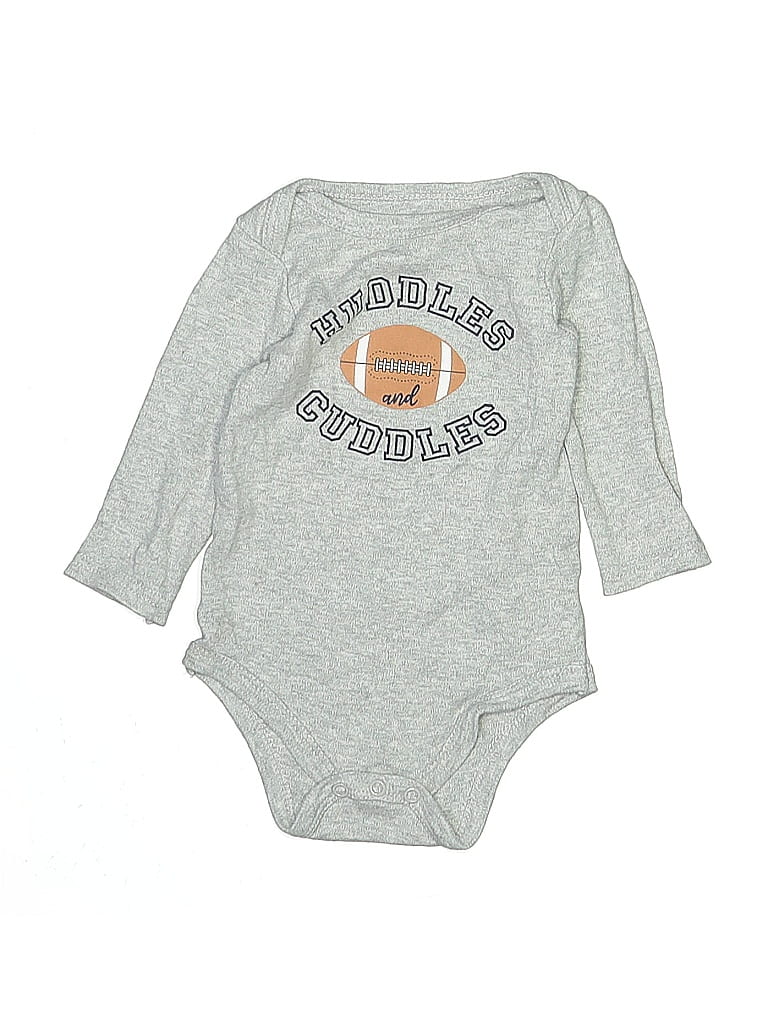 Pre-owned Hb Babies' Long Sleeve Onesie In Green