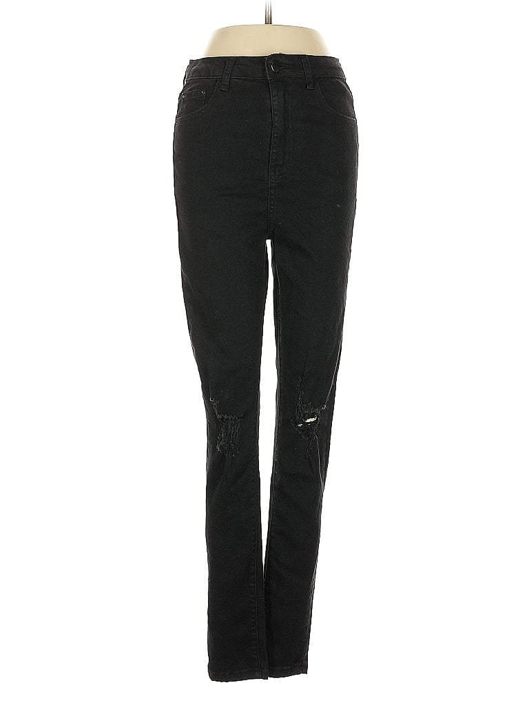 Pre-owned Prettylittlething Jeans In Black