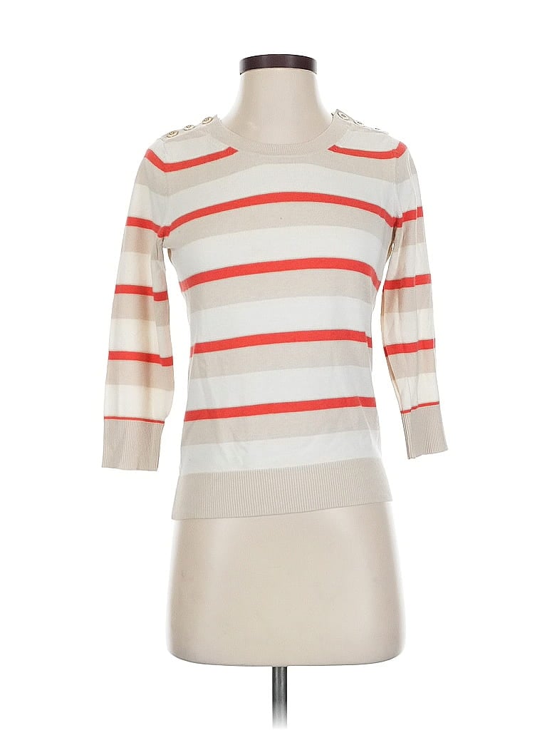 Pre-owned Banana Republic Silk Pullover Sweater In Brown