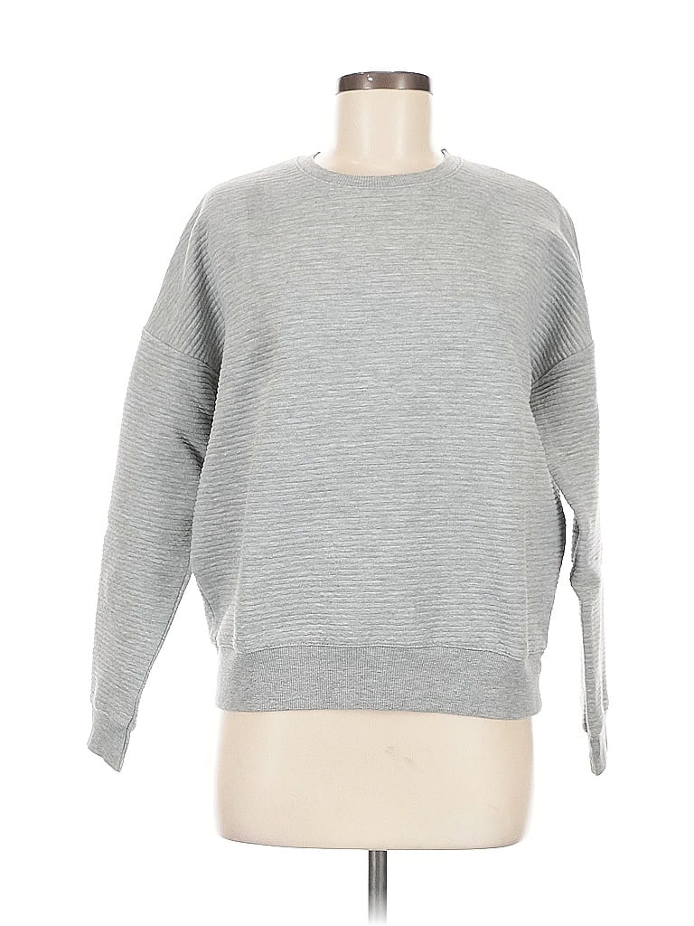 Pre-owned Trafaluc By Zara Sweatshirt In Gray