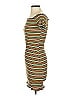 Bear Dance Stripes Brown Casual Dress Size S - photo 5