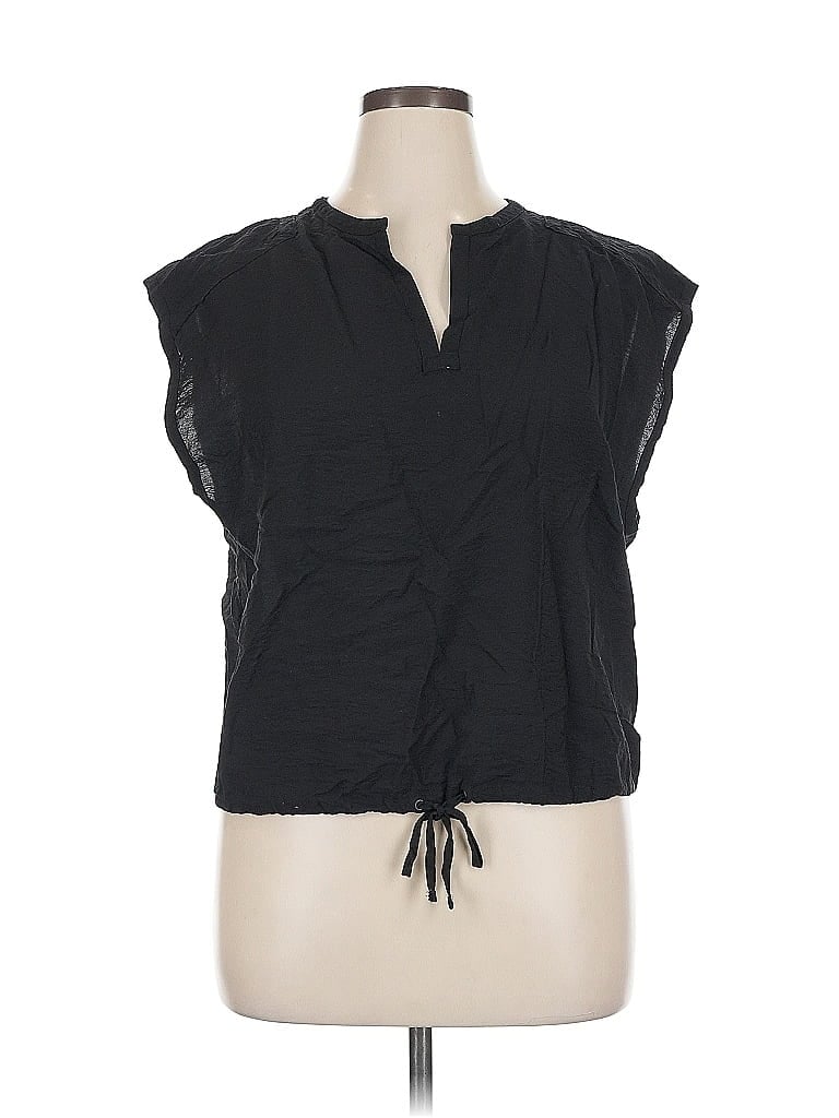 Pre-owned Nine West Sleeveless Blouse In Black
