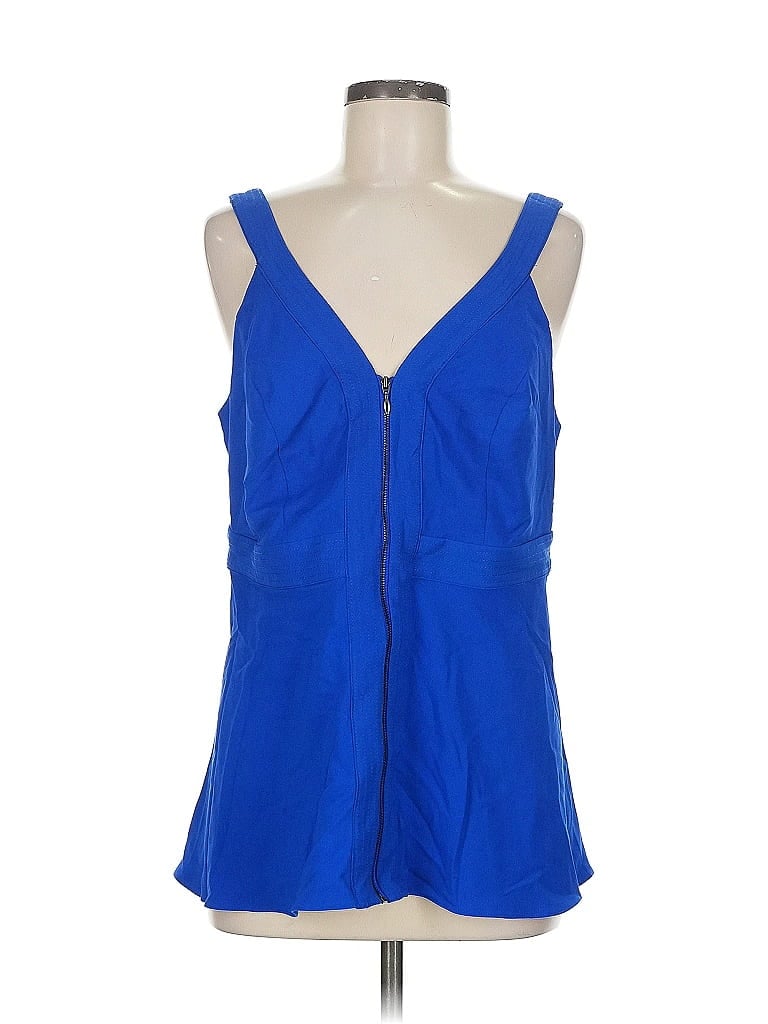 Torrid Sleeveless Blouse In Blue