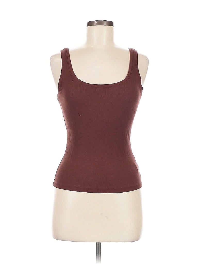 Pre-owned Express Tank Top Brown Strapless Neckline Tops