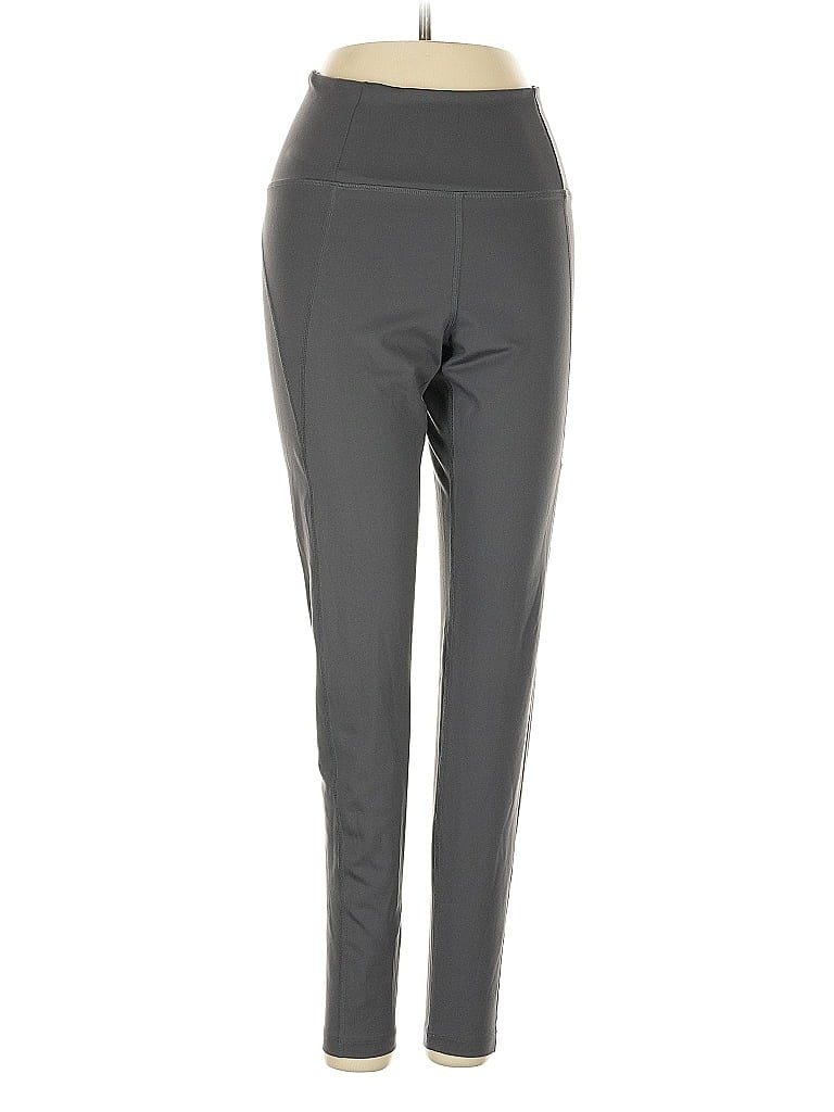 Pre-owned Girlfriend Collective Active Pants In Gray