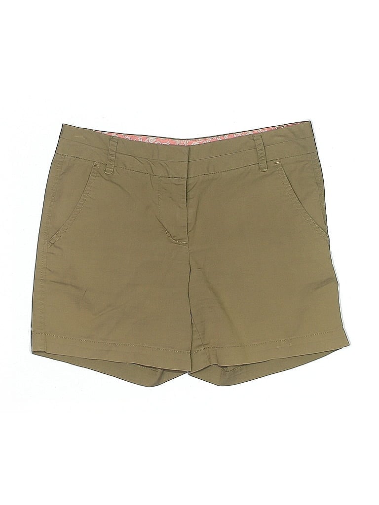 Pre-owned Tori Richard Khaki Shorts In Green