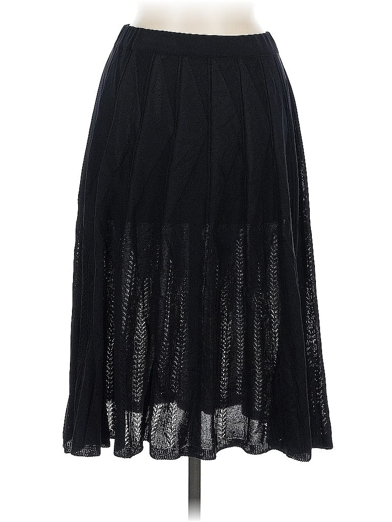 Pre-owned Misook Casual Skirt In Black