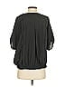 Vitta Luna 100% Polyester Black Short Sleeve Blouse Size S - photo 2