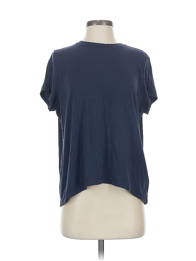 Pre-owned Athleta Short Sleeve T-shirt In Blue