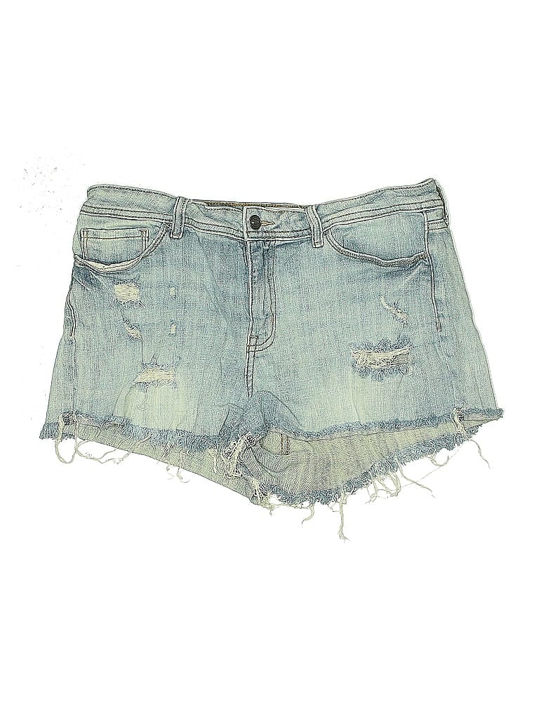 Click to view more detailed imagery on our partner's website Pre-owned Studio Blue Denim Shorts In Blue