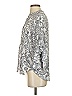 Vince Camuto 100% Polyester Paisley Gray 3/4 Sleeve Blouse Size S - photo 5