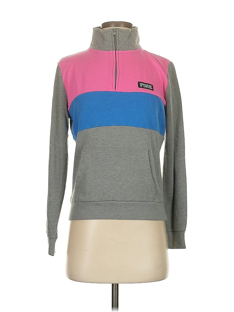 Pre-owned Victoria's Secret Pink Sweatshirt In Gray
