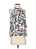 Parker 100% Silk White Sleeveless Silk Top Size XS - photo 1