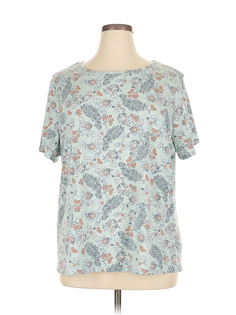 Pre-owned Como Vintage Short Sleeve T-shirt In Blue