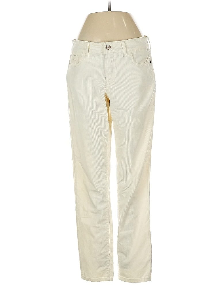 Pre-owned Pilcro And The Letterpress Cord Pant In White