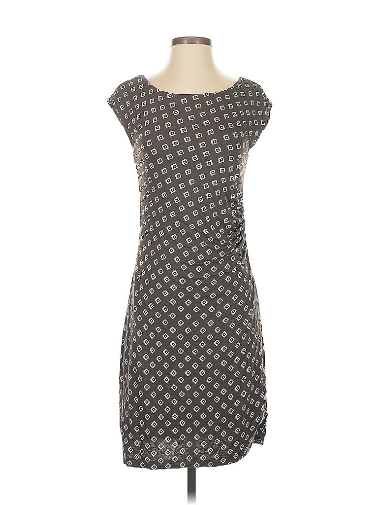 Pre-owned Ann Taylor Loft Casual Dress In Gray