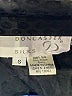 Doncaster Collection 100% Silk Gray Black Silk Blazer Size S - photo 6