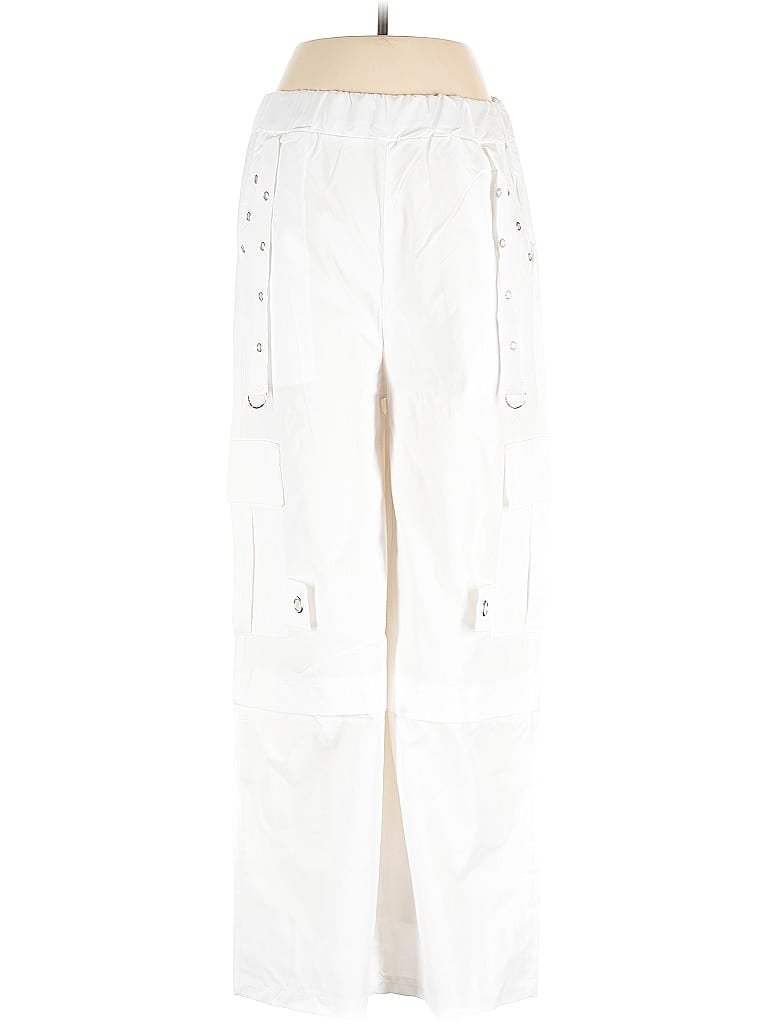 Pre-owned Unbranded Cargo Pants In White