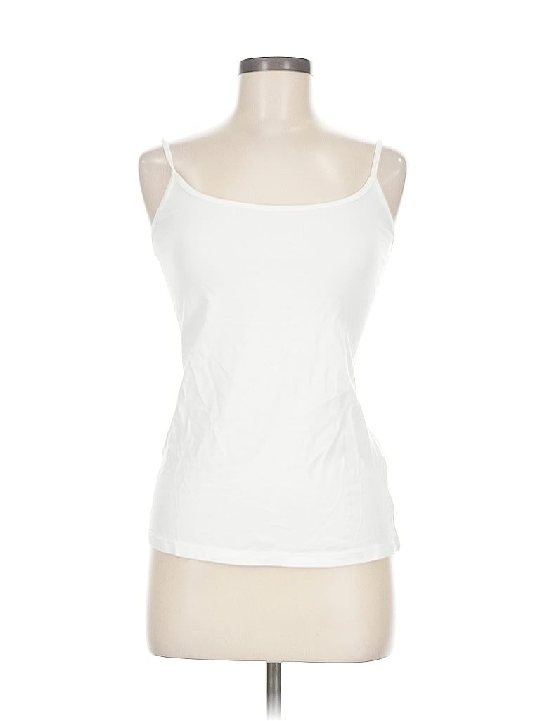Pre-owned Amazon Essentials Tank Top White Strapless Neckline Tops