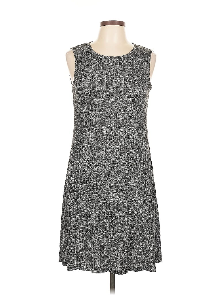 Pre-owned Ab Studio Casual Dress In Gray