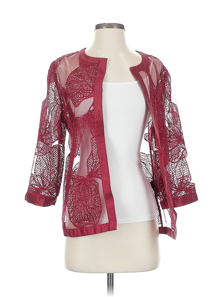 Pre-owned Travelers By Chico's Jacket In Red