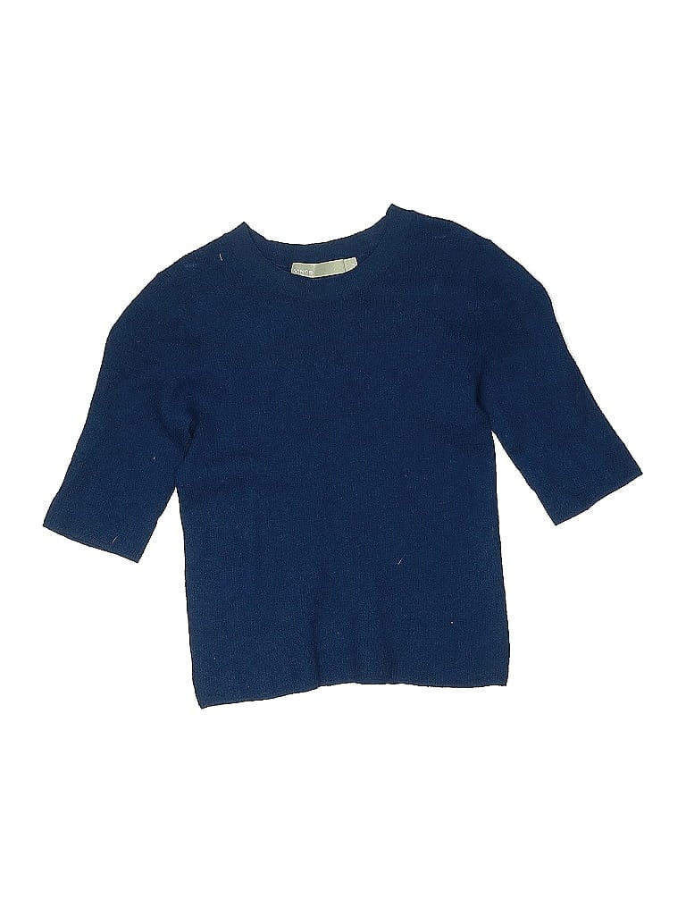 Pre-owned Vince Kids' Wool Pullover Sweater In Blue