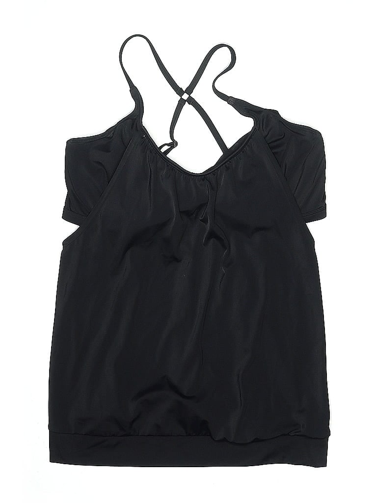 Pre-owned Athleta Swimsuit Top Black Swimwear