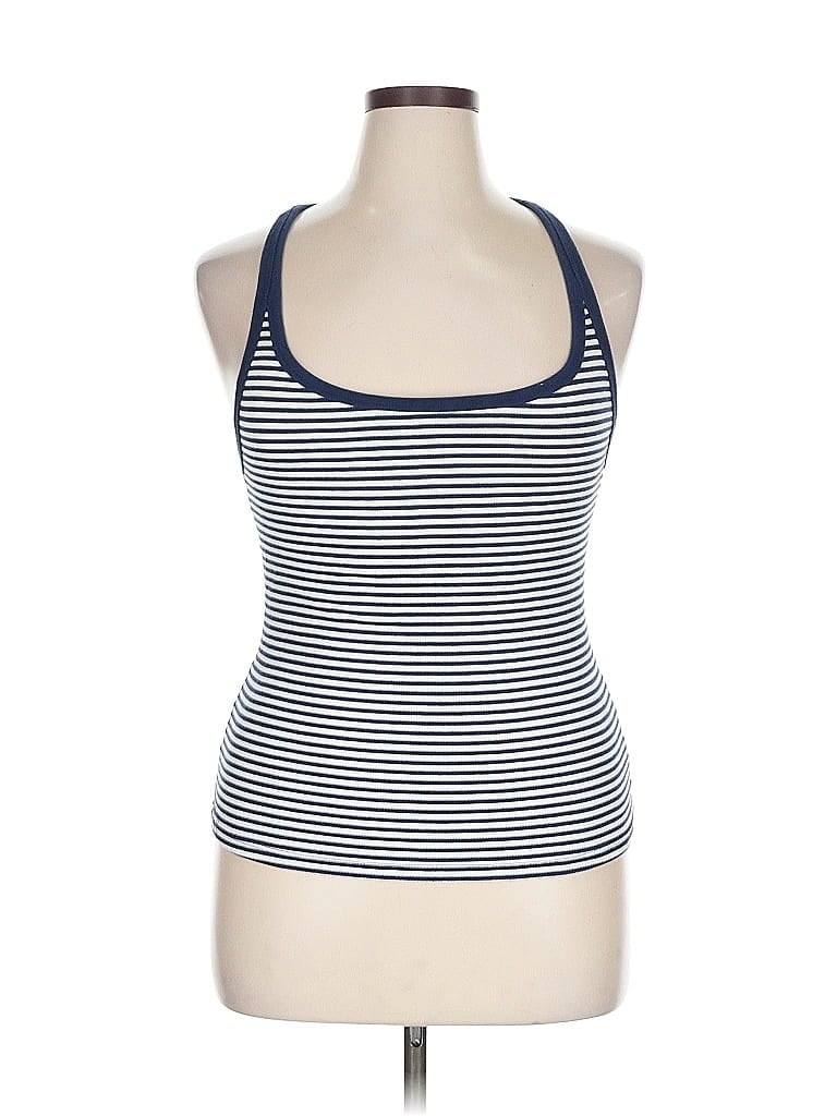 Pre-owned Aerie Tank Top Blue Halter Neckline Tops