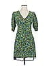 Rails Print Green Casual Dress Size S - photo 1