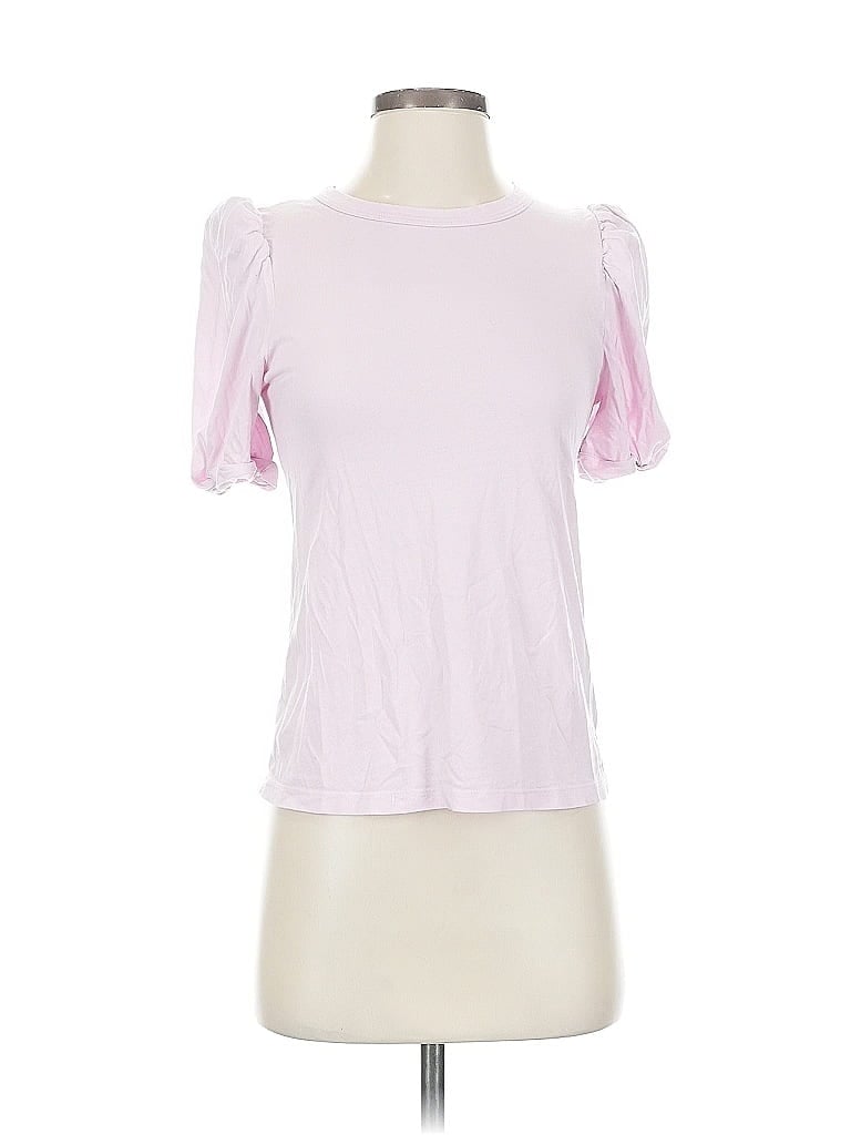 Pre-owned A New Day Short Sleeve Top Pink Sweetheart Neckline Tops