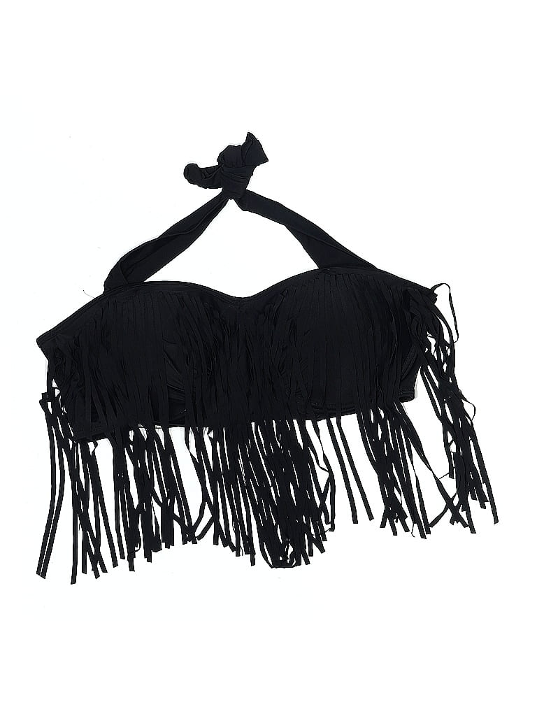 Click to view more detailed imagery on our partner's website Pre-owned Unbranded Swimsuit Top Black Swimwear