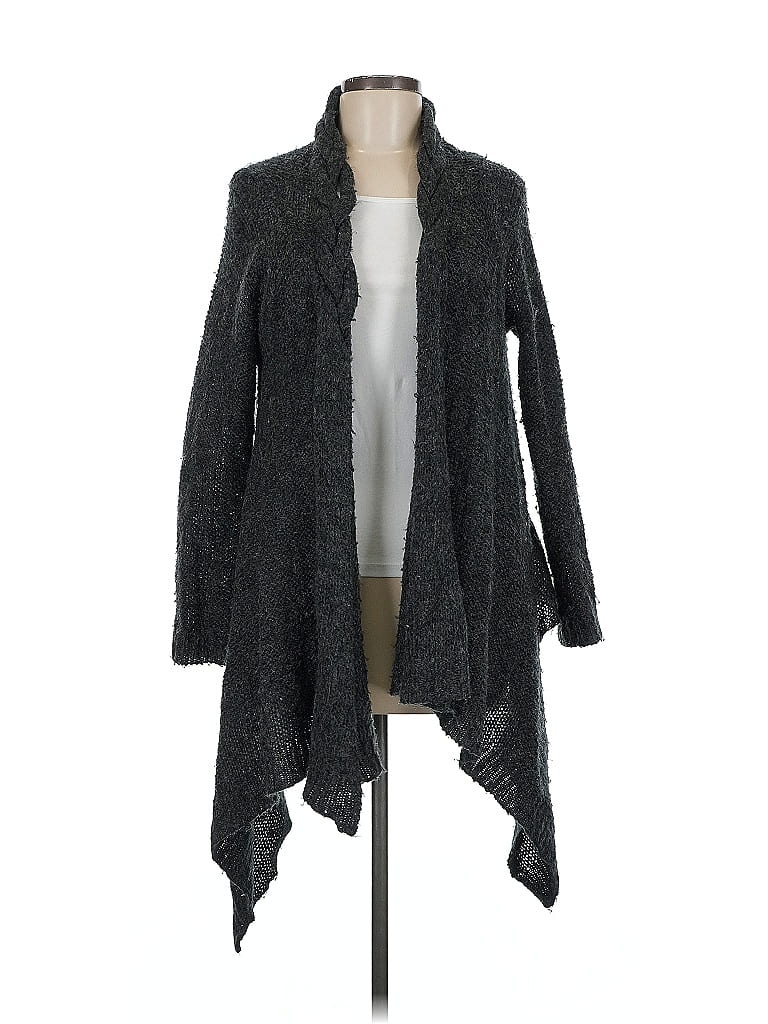 Pre-owned Bcbgmaxazria Cardigan Sweater In Gray