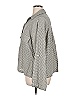 Max Studio Houndstooth Gray Long Sleeve Blouse Size XL - photo 5