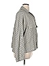 Max Studio Houndstooth Gray Long Sleeve Blouse Size XL - photo 4
