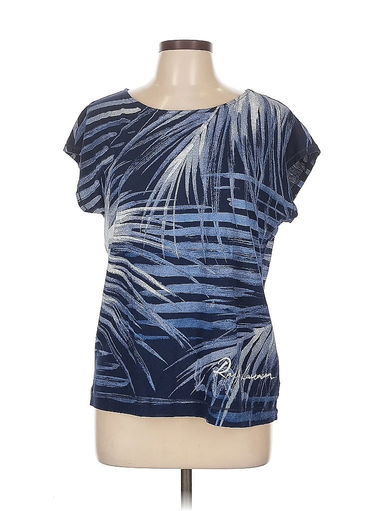 Pre-owned Lauren Jeans Co. Short Sleeve T-shirt In Blue