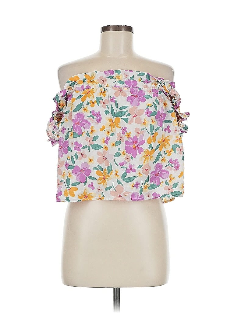 Pre-owned Mine Sleeveless Blouse In Pink